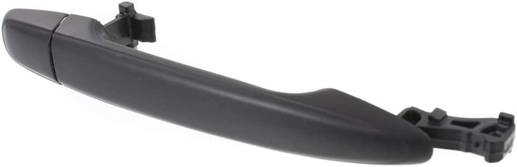 Compatible with Toyota Camry Exterior Door Handle Front, Passenger Side Smooth Black (2007-2011) | Trim:All Submodels