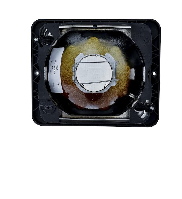 138 x 124mm H4 Single Flush Mount Headlamp (Bulb not included) - greatparts