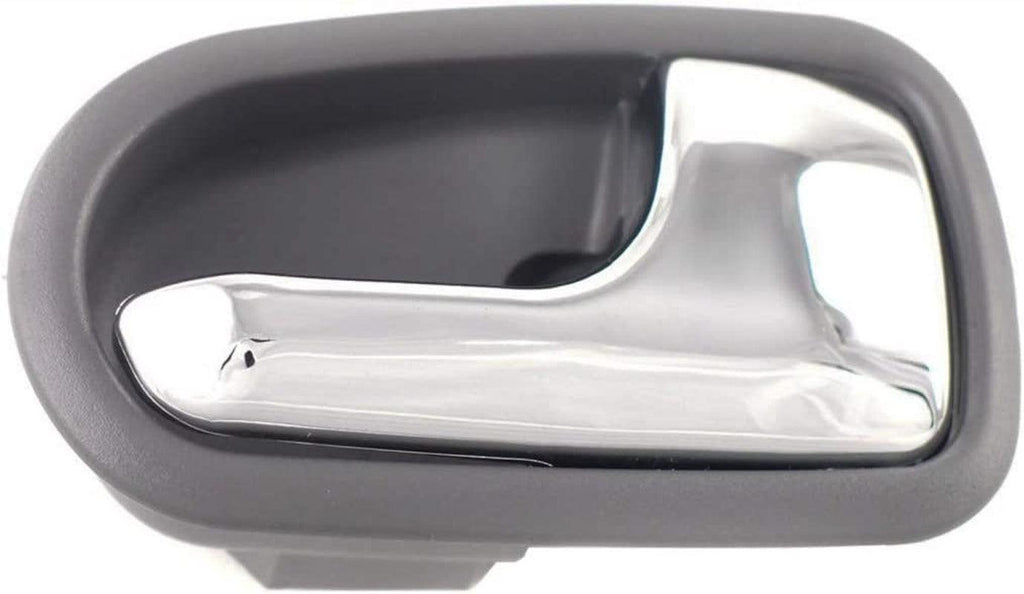 For Mazda Protege Interior Door Handle Front or Rear, Passenger Side Gray Bezel with Chrome Lever (1995-2003) | Trim:All Submodels | MA1353113 | S54N58330B05