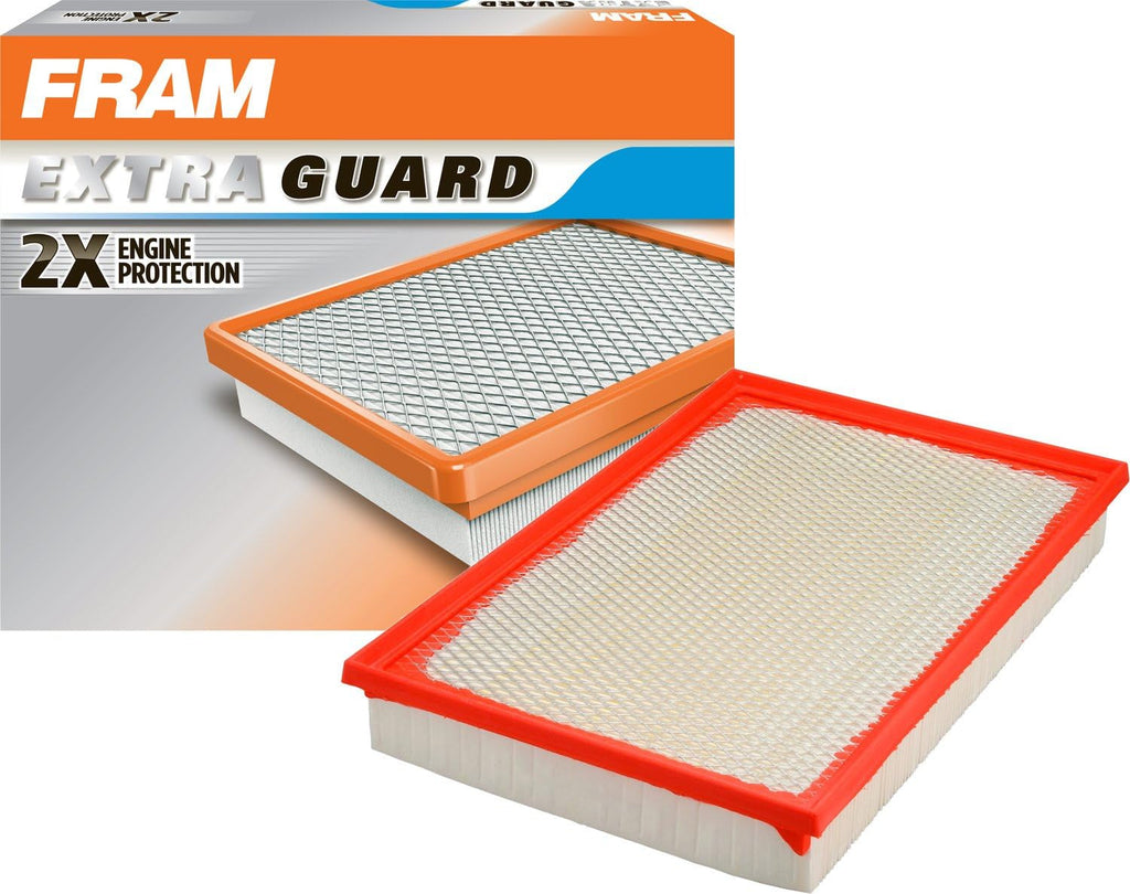 Extra Guard Flexible Rectangular Panel Engine Air Filter Replacement, Easy Install W/Advanced Engine Protection and Optimal Performance, CA10328 for Audi and Volkswagen Vehicles