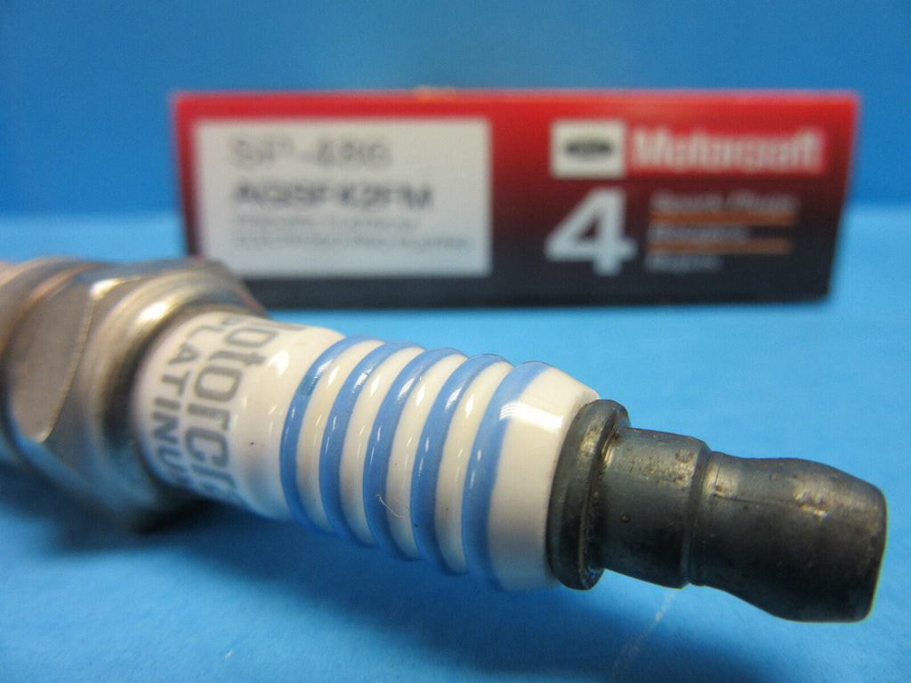 6 Spark Plugs Genuine FORD Motorcraft SP486 OEM # AGSF42FM Finewire V6