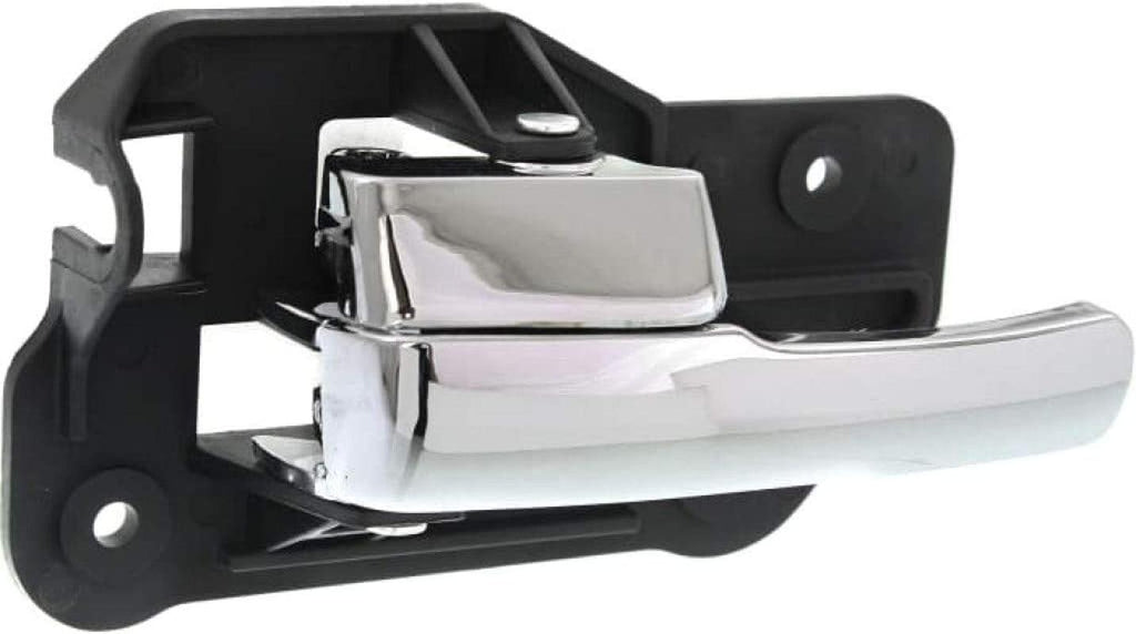 for Lincoln LS Interior Door Handle Rear, Driver Side Chrome (2000-2002) | with Door Lock Button| Trim: Base/Lse