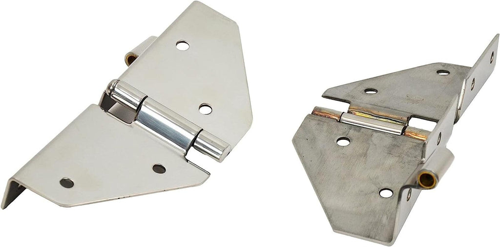 Windshield Hinge - No Mirror Holes (Pair) 30427