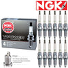 12 Pack NGK V-Power Spark Plugs 1998 for Mercedes-Benz C280 2.8L V6 Kit Set