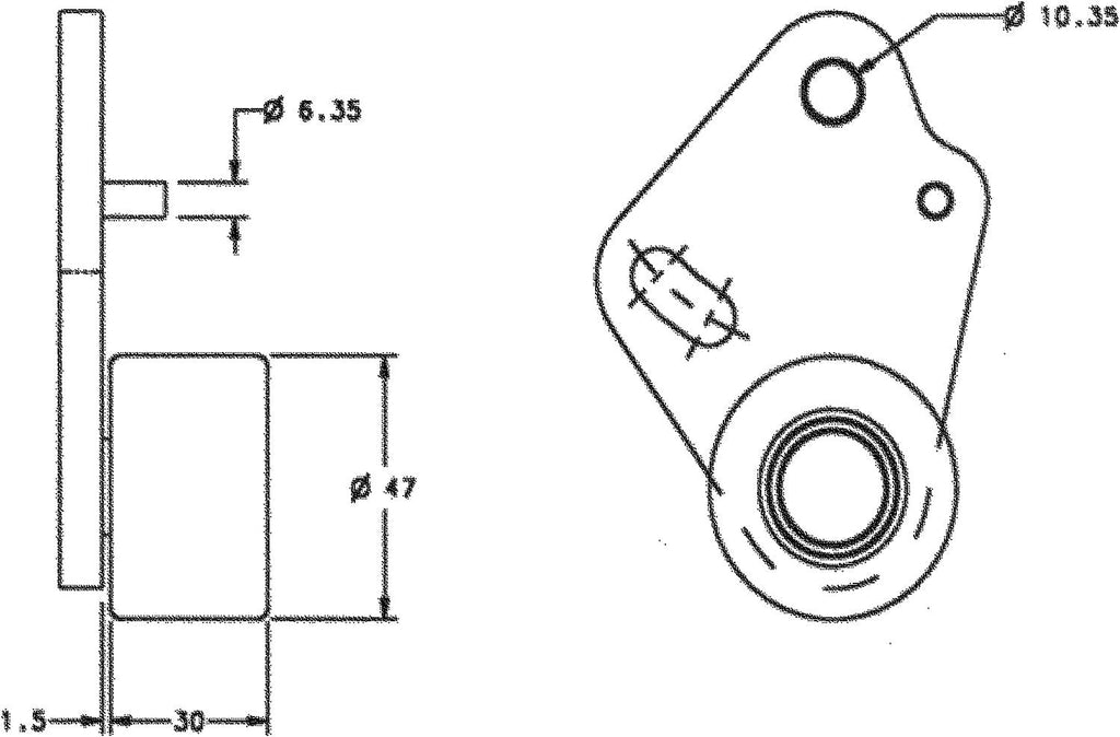 Gold T41005 Manual Timing Belt Tensioner