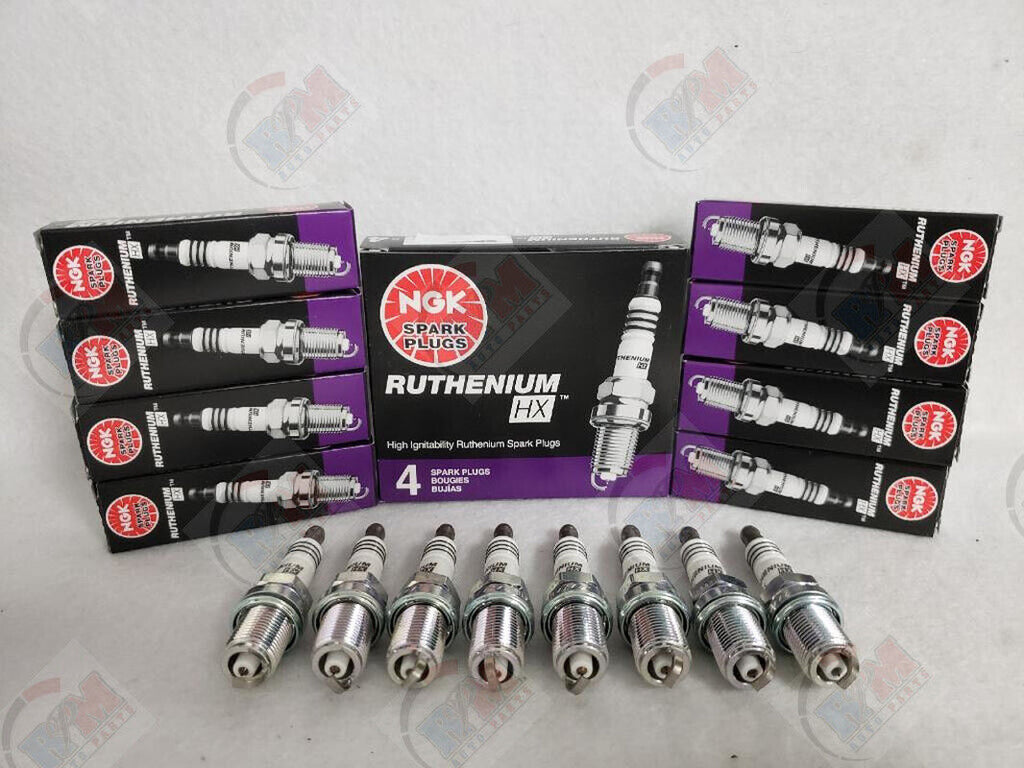 NGK RUTHENIUM HX Spark Plugs LFR5AHX 96355 Set of 8