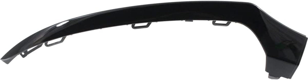 Front Driver Side Bumper Trim for 2015-2018 Mercedes Benz C300 Primed Outer Molding