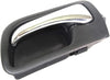 for Honda Accord Interior Door Handle Front, Driver Side Black Bezel with Chrome Lever (2003-2007) | Trim:All Submodels | HO1352132 | 72160SDAA02ZC