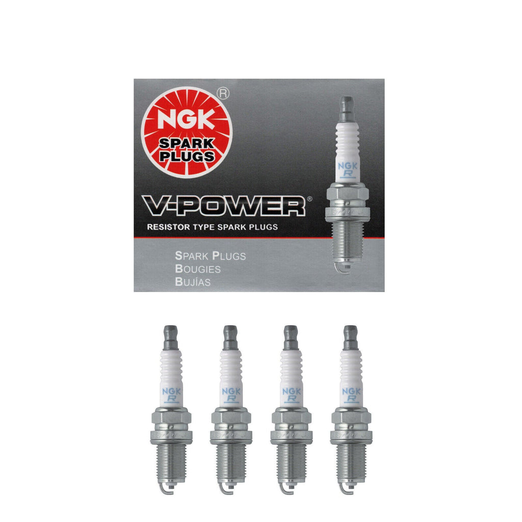 NGK V-Power Resistor Spark Plug Set 4PCS. 2756 BKR6E-11