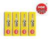 NGK (2522) BUHX Standard Spark Plug - Set of 4