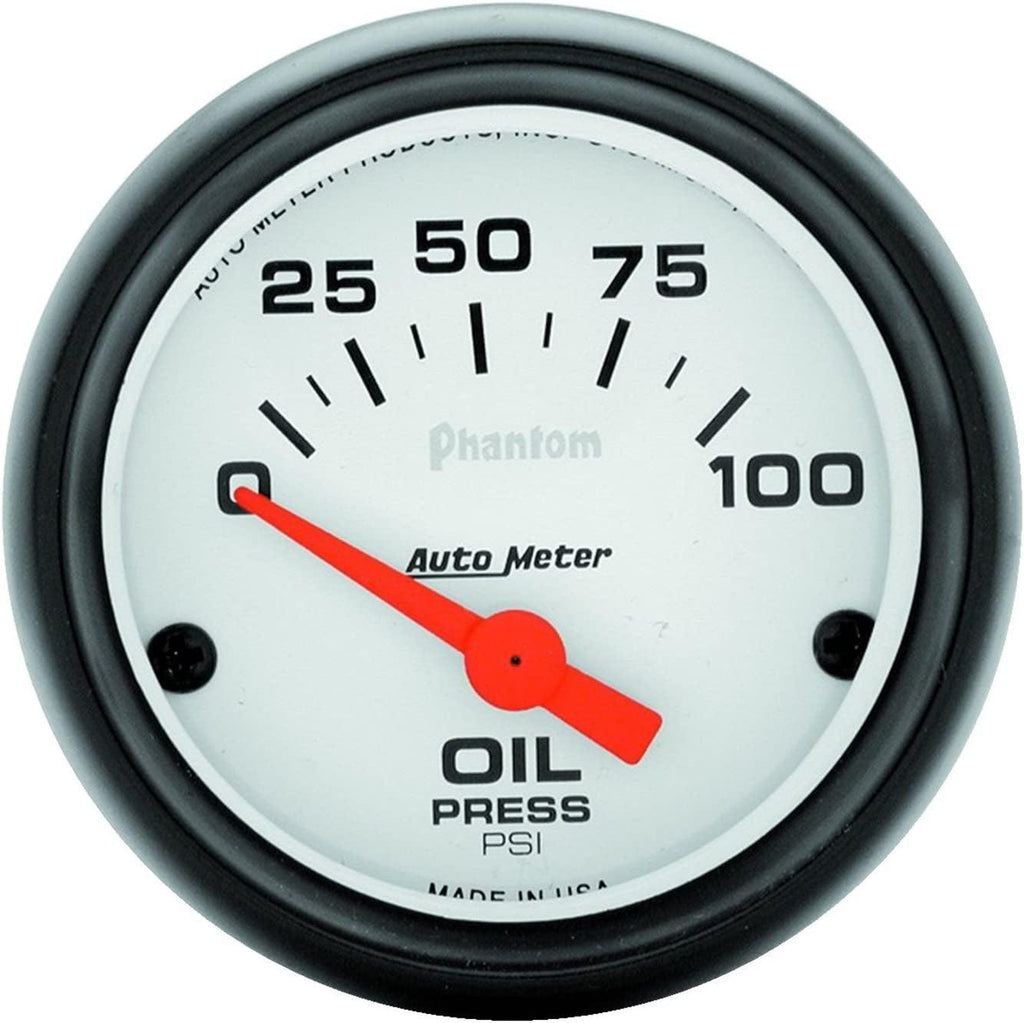 5727 Phantom Electric Oil Pressure Gauge,2.3125 In.