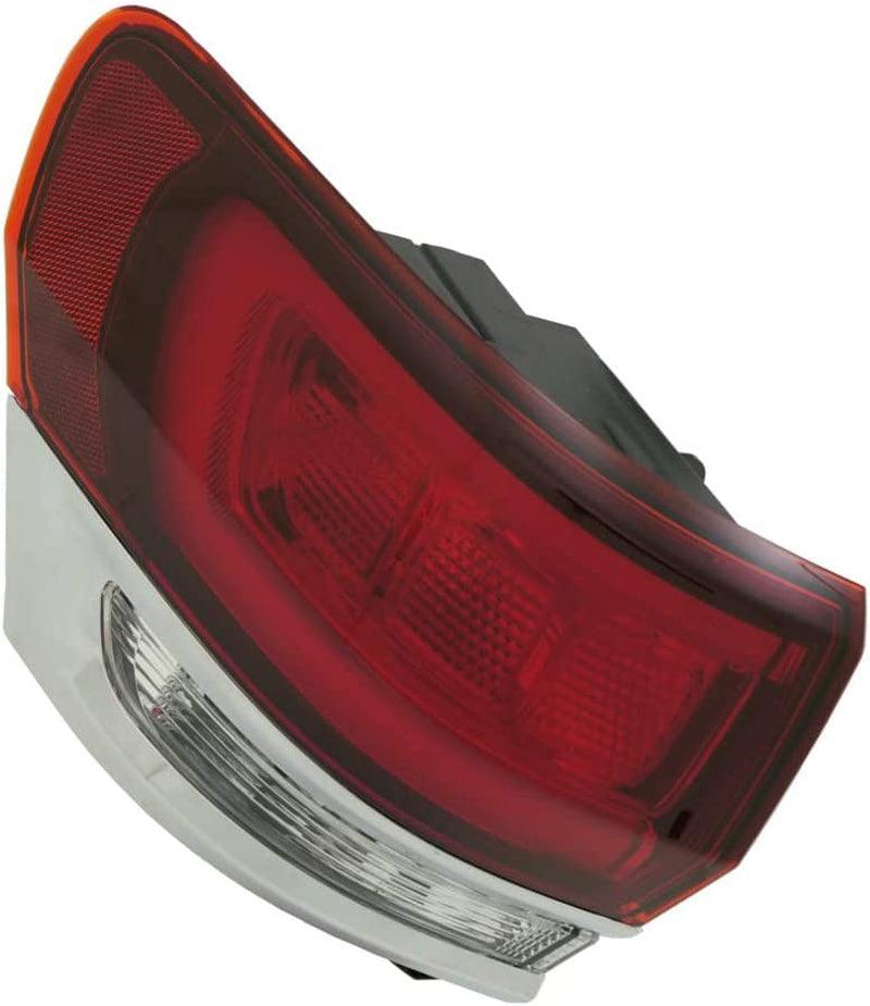 for Jeep Grand-Cherokee 2014-2021 Tail Light Assembly Driver Side Outer Laredo/Limited/Overland/Summit Model | Replacement for CH2804121 | 68471329AA