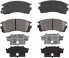 Gold 17D509M Semi-Metallic Front Disc Brake Pad Set