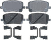 Gold 17D923CH Ceramic Front Disc Brake Pad Set