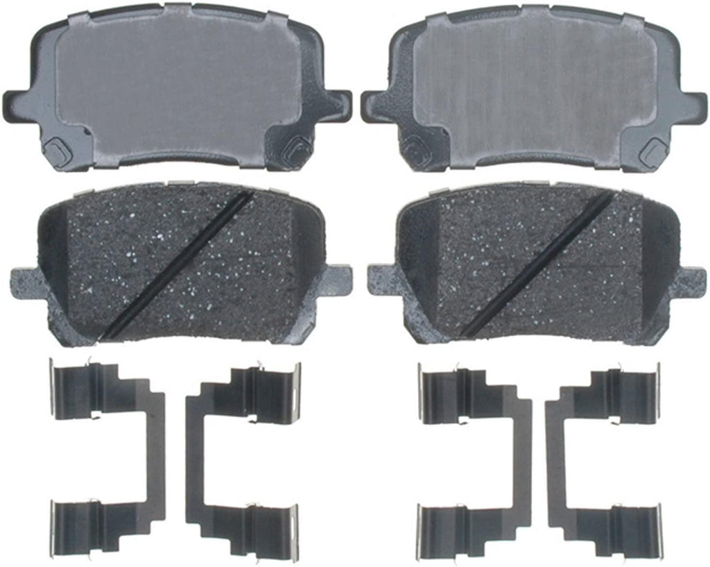 Gold 17D923CH Ceramic Front Disc Brake Pad Set