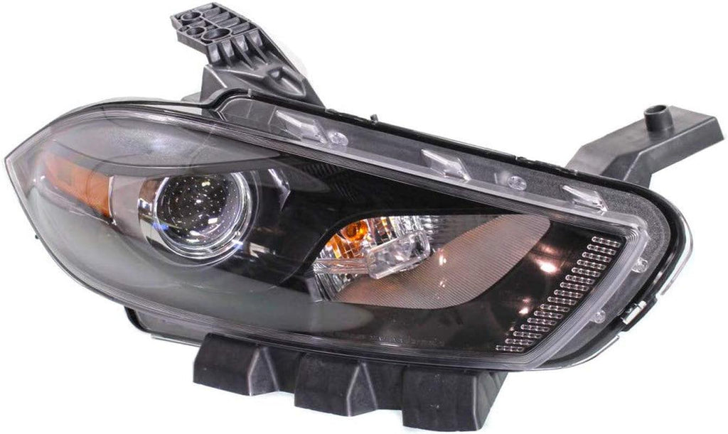 For Dodge Dart 2013-2015 Headlight Assembly Halogen Black Trim Passenger Side DOT Certified | CH2503240 | 68085140AL, 68085140AE, 68085140AH, 68085140AK