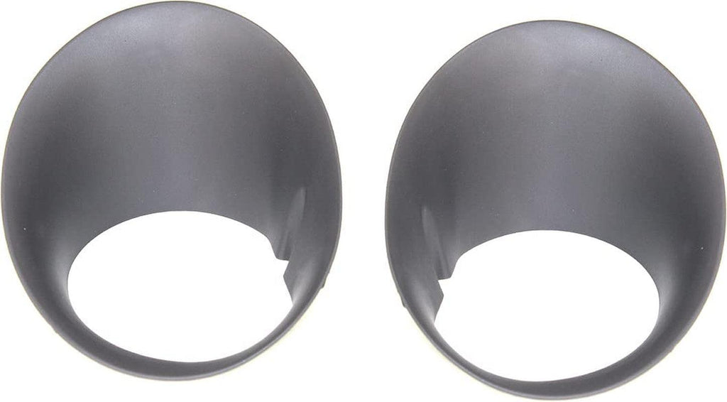 Front Fog Lamp Molding Compatible with 2002-2008 Dodge Ram 1500, Fits 2003-2009 Dodge Ram 2500, Dodge Ram 3500 Set of 2 Passenger and Driver Side Textured