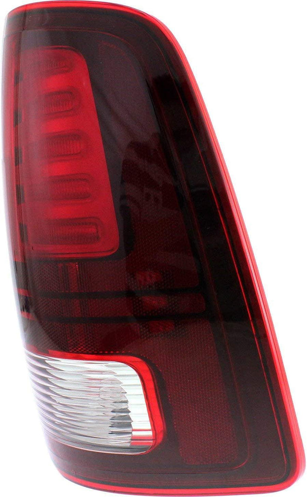 Tail Light Assembly Compatible with 2013-2018 Ram 1500/2500 / 3500 Sport Type, Clear/Red Lens, Set of 2, Driver and Passenger Side