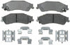 Silver 14D729CH Ceramic Rear Disc Brake Pad Set with Hardware