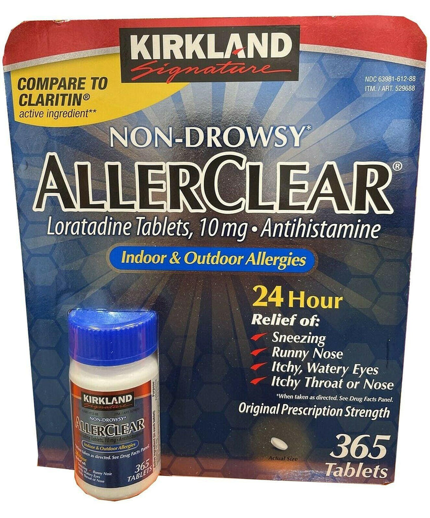 🔥 Kirkland Signature Allerclear 10Mg Tablets - 365 Count 🔥