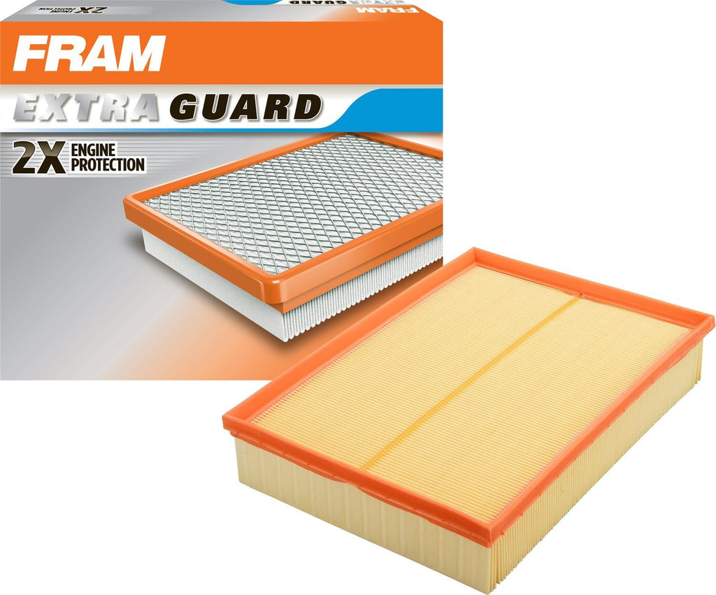 Extra Guard Flexible Rectangular Engine Air Filter Replacement, Easy Install W/ Advanced Engine Protection and Optimal Performance, CA9993