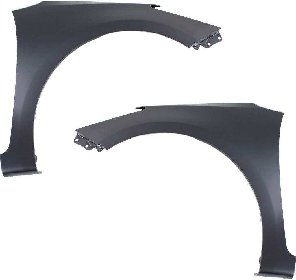 For Kia Forte Fender 2014 15 16 17 2018 Driver and Passenger Side Pair/Set | Front | All Submodels | KI1240138 + KI1241138 | 66311A7000 + 66321A7000