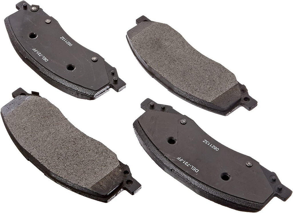 Gold 17D1558M Semi-Metallic Front Disc Brake Pad Set