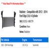 Radiator - Compatible with 2012 - 2014 Ford Edge 2.0L 4-Cylinder 2013