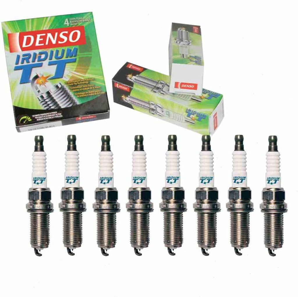 8 Pc DENSO Iridium TT Spark Plugs Compatible with Toyota Tundra 4.6L 5.7L V8 2007-2017