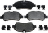 Gold 17D1775MH Semi-Metallic Rear Disc Brake Pad Set