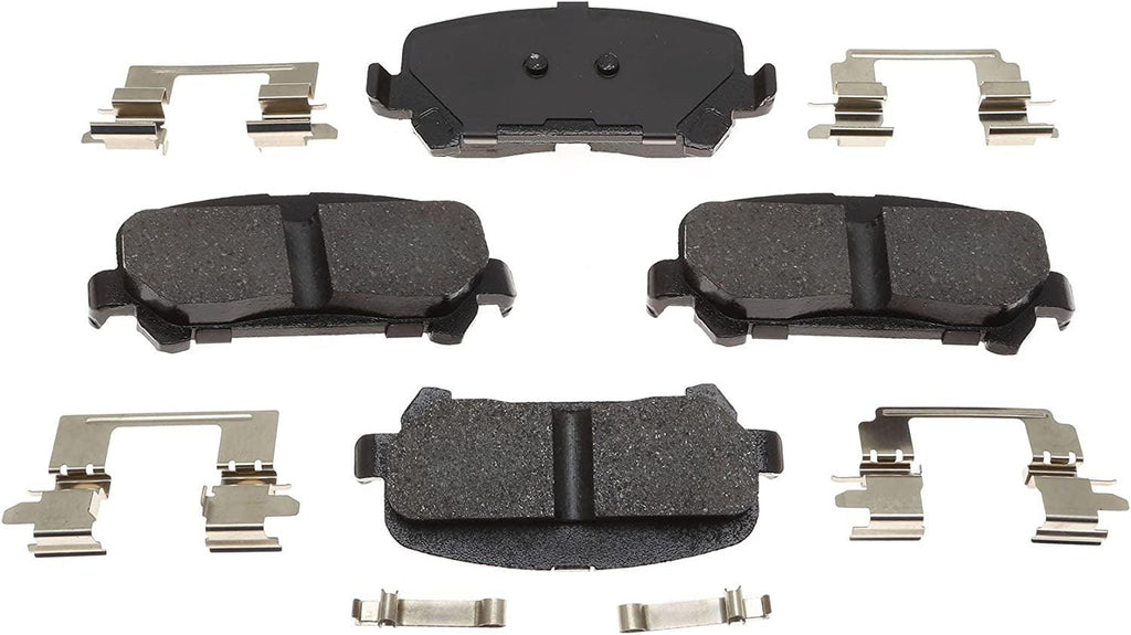 Gold 17D1806CH Ceramic Rear Disc Brake Pad Set