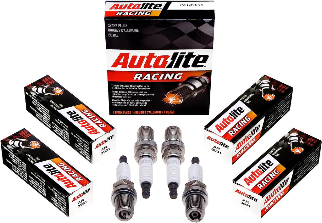 AR3931-4PK High Performance Racing Non-Resistor Spark Plug, 4 Pack