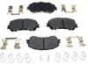 Gold 17D1737CH Ceramic Front Disc Brake Pad Set