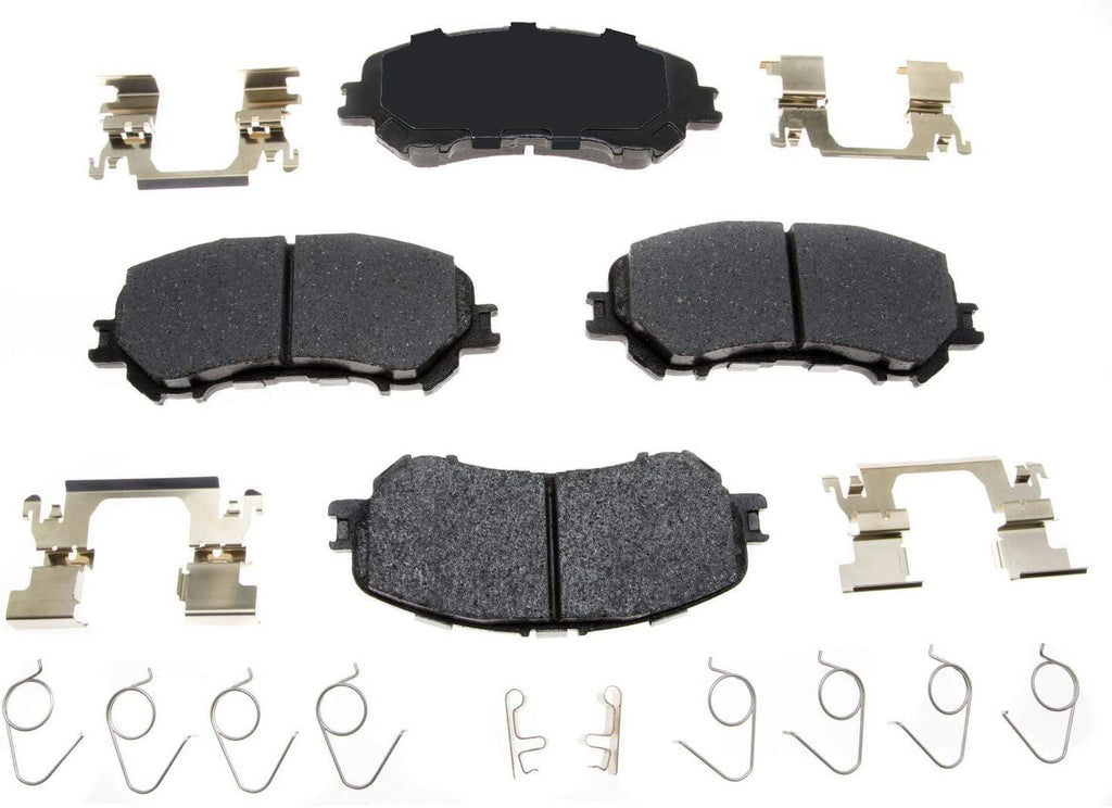 Gold 17D1737CH Ceramic Front Disc Brake Pad Set