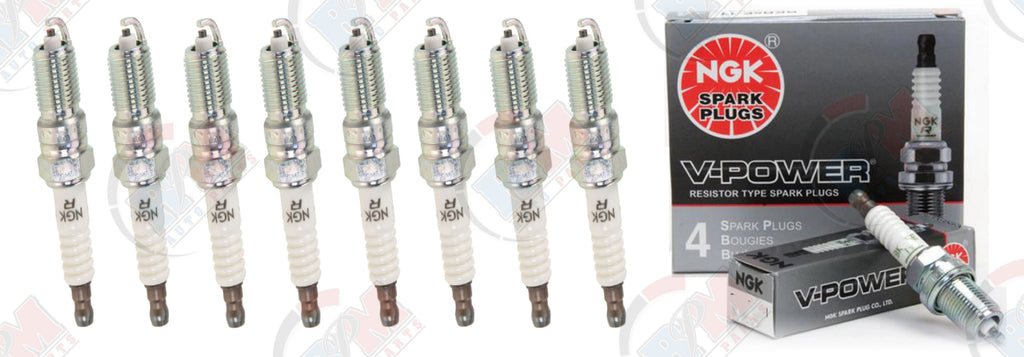 NGK "V-Power" Spark Plugs (Set of 8) for 1997-2009 Ford F-150 4.6L V8