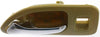 for Honda Accord Interior Door Handle Rear, Driver Side Beige Bezel with Chrome Lever (1994-1997) | with Door Lock Hole| Trim:All Submodels