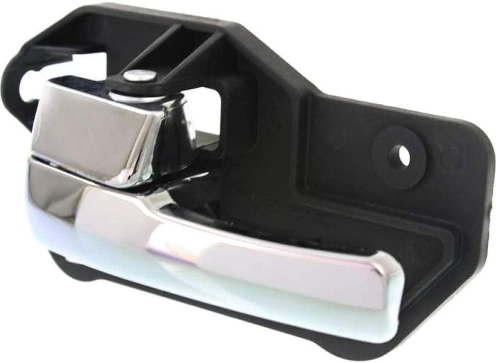 for Lincoln LS Interior Door Handle Rear, Driver Side Chrome (2000-2002) | with Door Lock Button| Trim: Base/Lse