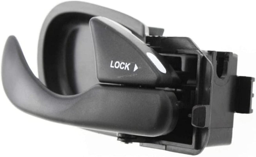 For Ford Focus Interior Door Handle Front or Rear, Passenger Side | Textured Black 2000-2007 | with Door Lock Button | Trim: All Submodels | FO1353126 | 1S4Z5422600A