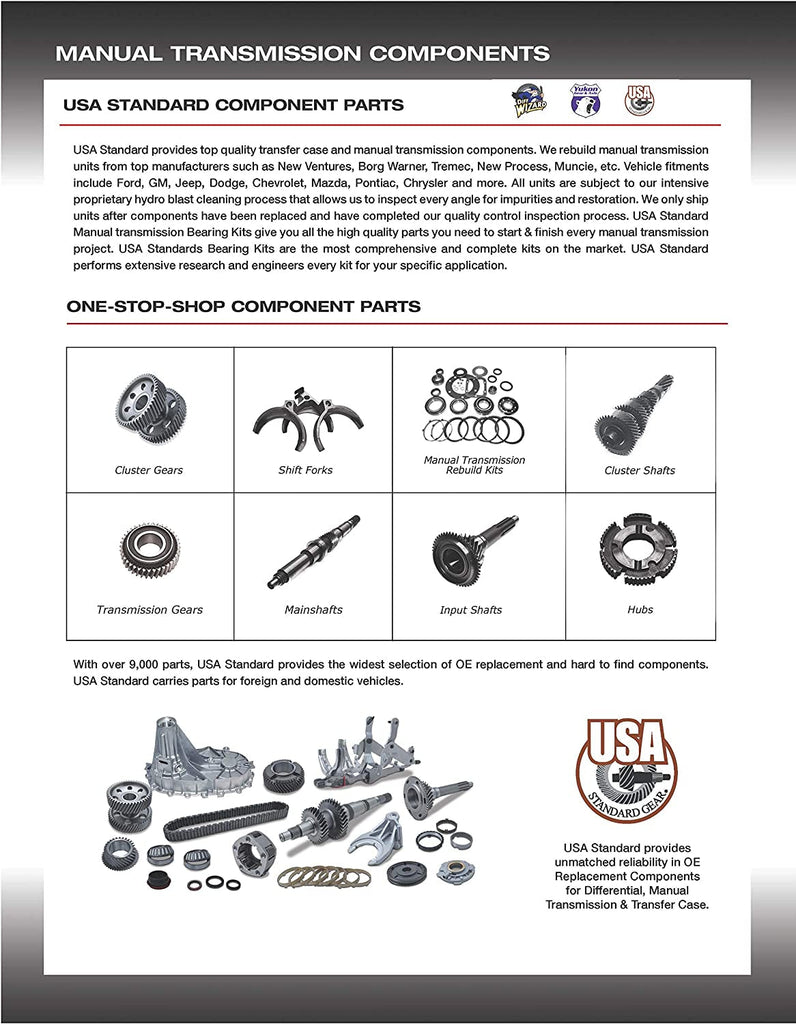 ZMBK115AWS Manual Transmission Rebuild Kits