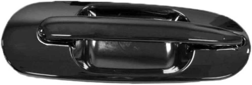 For Honda CR-V Door Handle 1997-2001 Exterior | Rear Passenger Side | Chrome Lever | Black Housing | HO1521121 | 72640ST0003-PFM