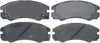 Gold 17D579C Ceramic Front Disc Brake Pad Set