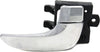 Interior Door Handle Set Compatible with 2002-2007 Buick Rendezvous Front, Driver and Passenger Side Chrome