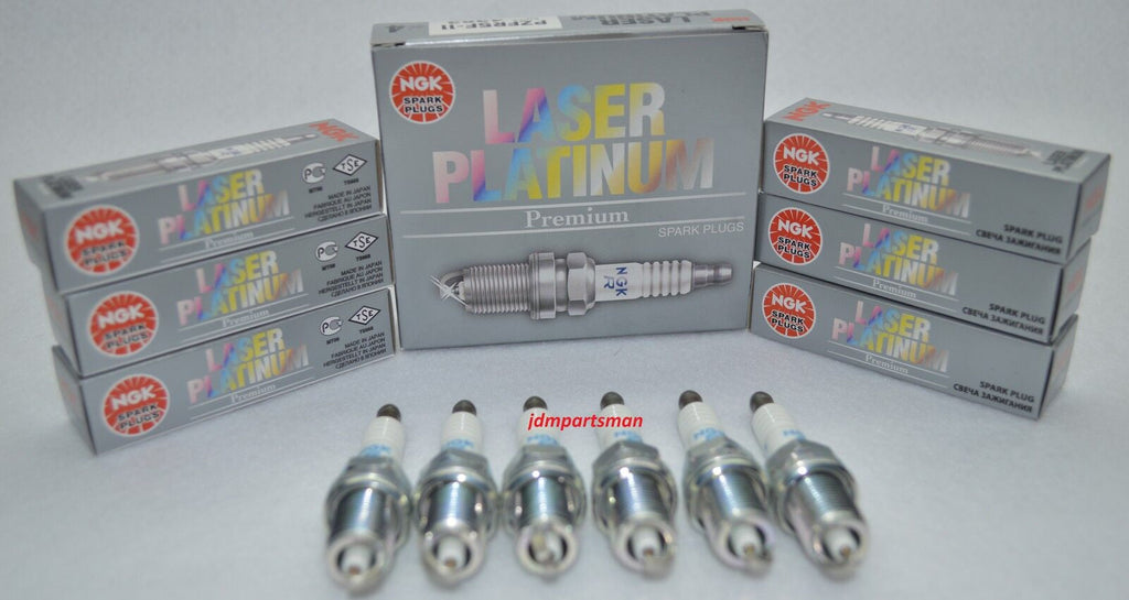 6-PEICES VW VR6 2.8L V6 JDM NGK SPARK PLUG LASER PLATINUM POWER PZFR5D11 (7968)