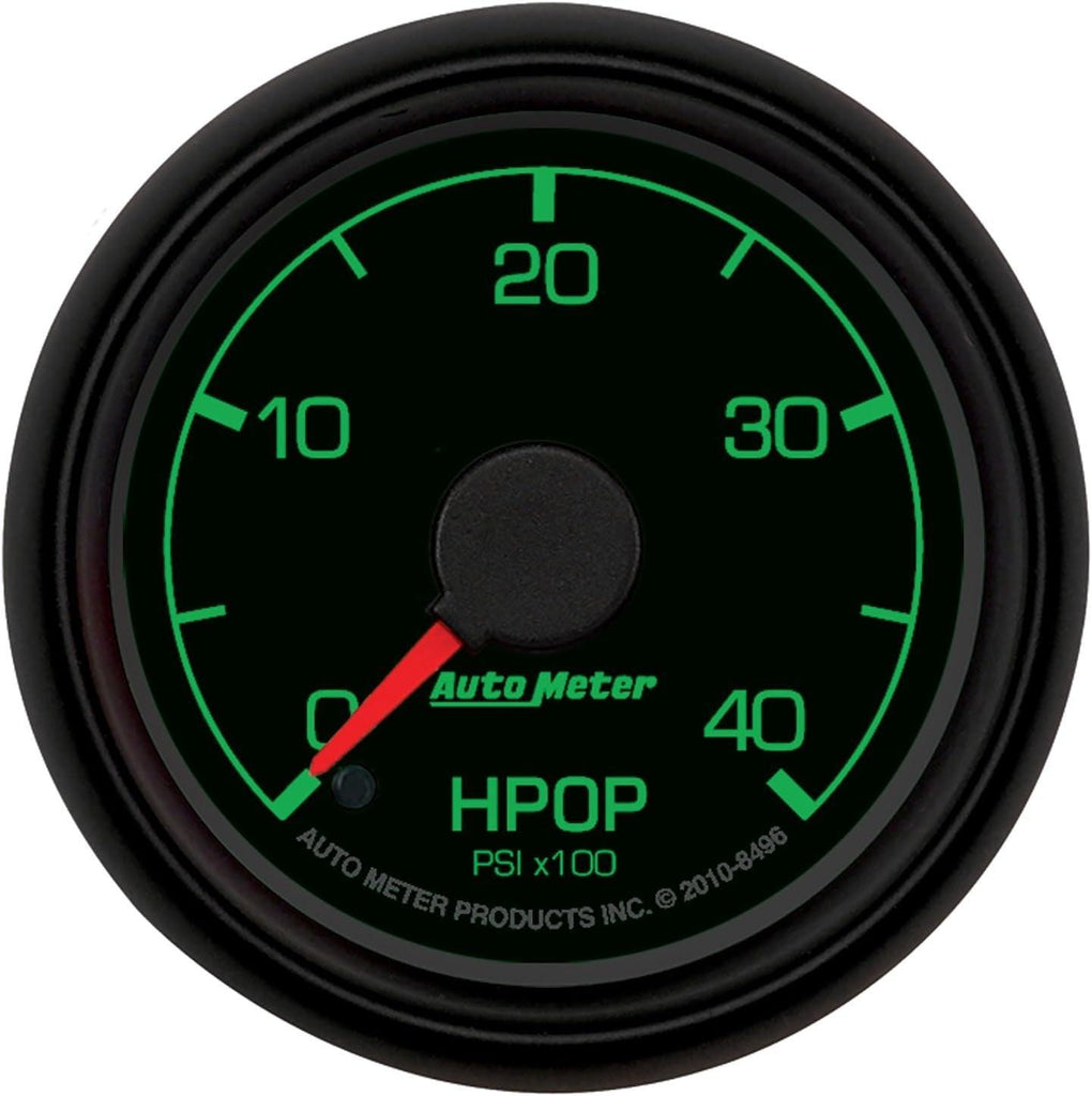 8496 2-1/16" 0-4000 PSI Diesel HPOP Gauge for Ford Racing