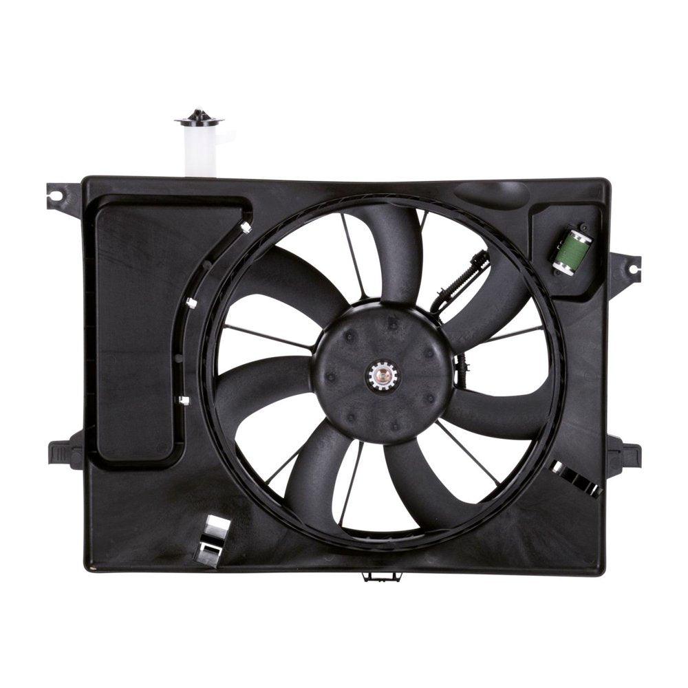 622580 Dual Radiator and Condenser Fan Assembly for Hyundai 25380-3X000 Bl