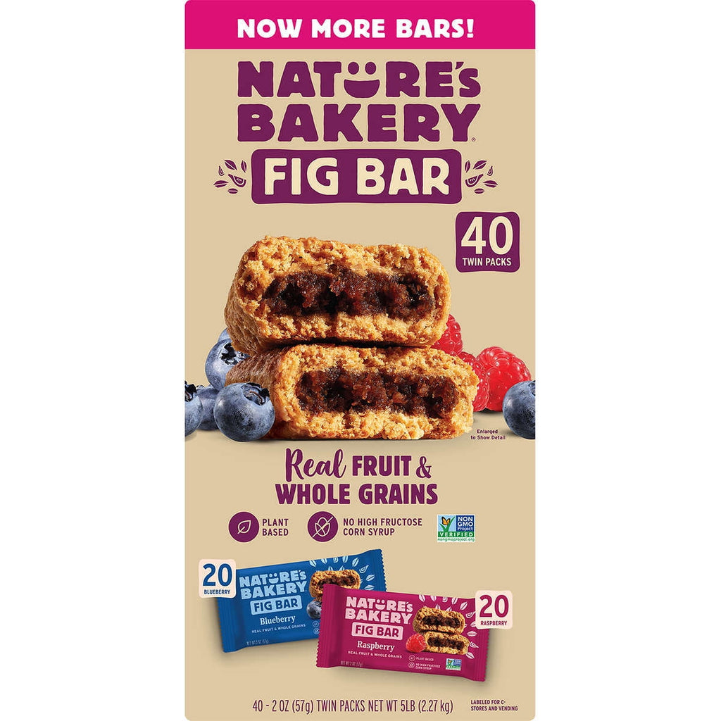 Natures Bakery Fig Bar Variety Pack 2 Ounce (40 Count)