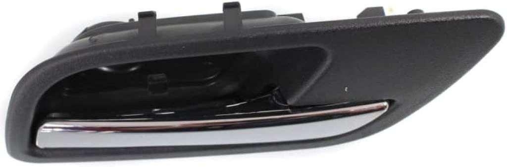 For Cadillac Escalade ESV Interior Door Handle Front or Rear, Passenger Side Black Bezel W/Chrome Lever 2007-2013 | Trim: Base | GM1353148 | 15920704