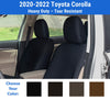 Kingston Seat Covers for 2020-2022 Toyota Corolla