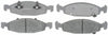 Silver 14D790M Semi-Metallic Front Disc Brake Pad Set with Wear Sensor