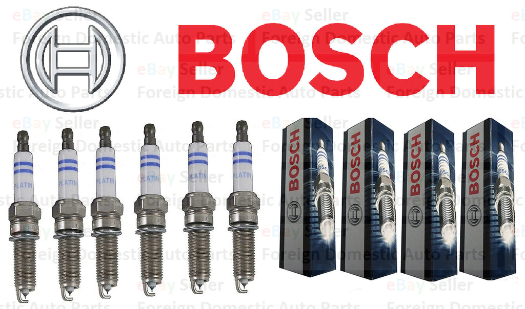 6-Pieces OEM Bosch Platinum Spark Plugs YR7MPP33 for Mercedes